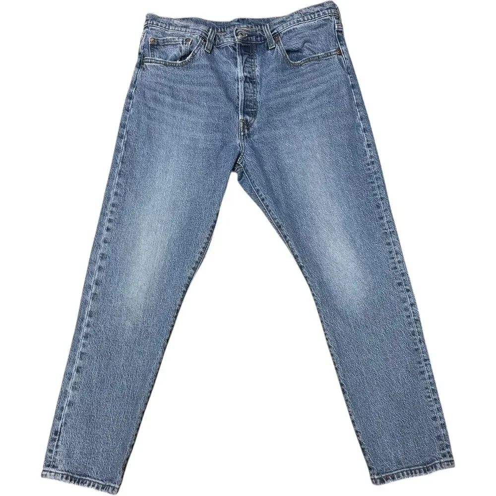 Levi's 501 Medium Wash Skinny Button Fly Jeans 32x28